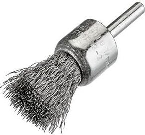 Thumbnail - Osborn - Messingbeschichtete Stahlwellenbürste mit 6 mm Stamm und ø 0,30 mm Borste (25x50) 8008509063