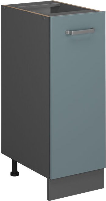Vicco - Unterschrank R-Line, Blau-Grau, 30 cm ohne Arbeitsplatte