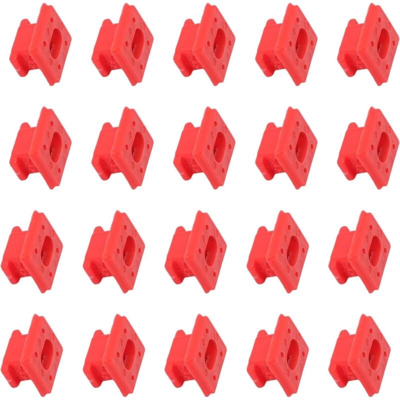 Lntyq - Tüllenstreifen für das Armaturenbrett, E46, 3er-Reihe, E65, E66, 7er-Reihe, X3, E85, 51458266814, 20 Stück