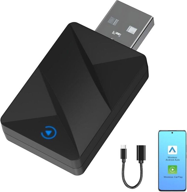 Kabelloser Carplay-Adapter Kabelloser Carplay-Adapter für iPhone Carplay ist kabellos mit Autos ab 2016 und Telefonen mi...