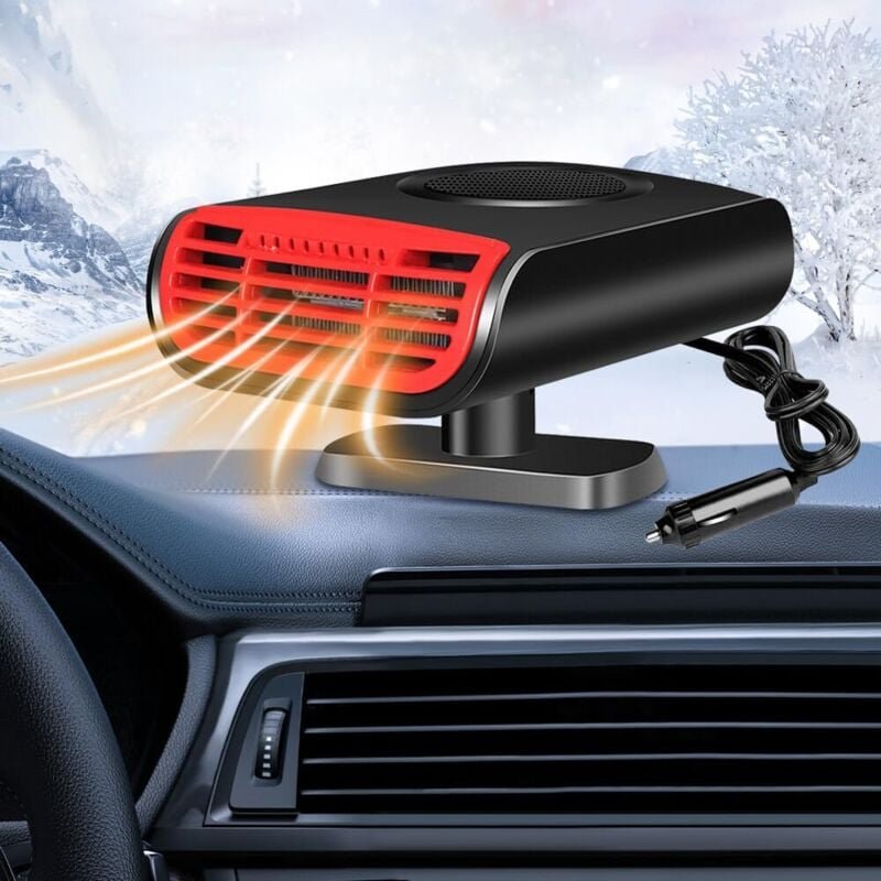 Thumbnail - Autoheizung, tragbare 12-V-150-W-Autoheizung, automatische Windschutzscheibenheizung und -entfroster, Heiz- und Kühlgebl...