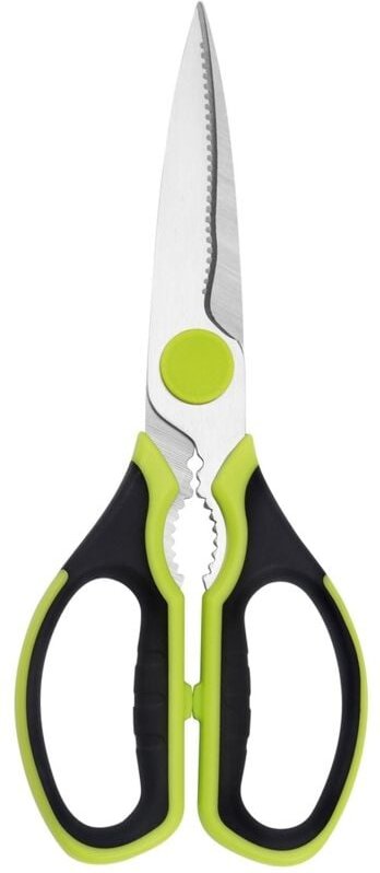 Küchenschere 21cm grün und schwarz