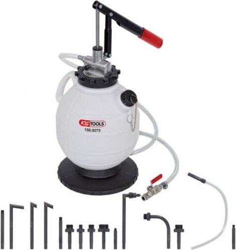 Getriebefüllgerät ks tools mit Adaptern - 15 Stück - 150.9275