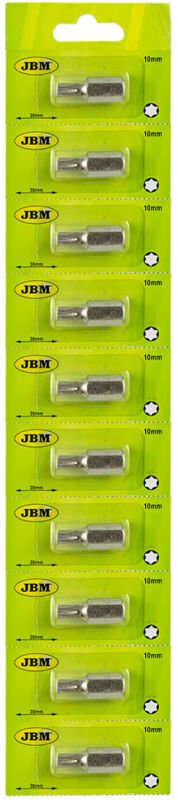 Torx-Schraubendreher-Bit verchromt (Ø 55 - Maul 30 mm.) JBM10398
