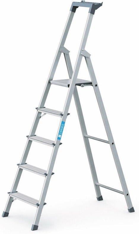 Zarges - Stehleiter, einseitig begehbar Scana s 5 Stufen 44155