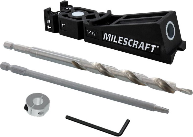 PocketJig100 – Anleitung zum Bohren unsichtbarer und schräger Löcher Milescraft