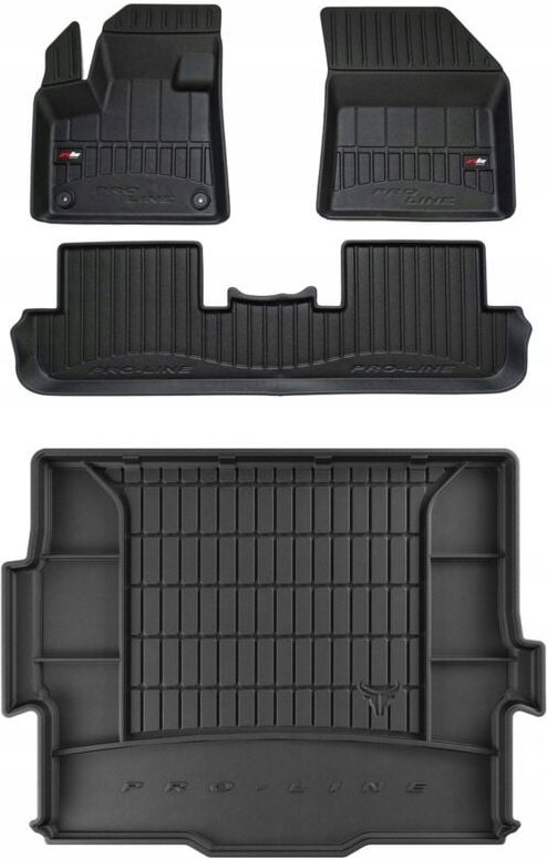 SET 3D Gummimatten Peugeot 3008 2 ab 2016-