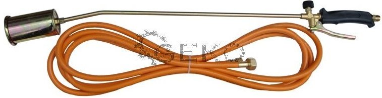 Geko G20008 - Heizlaterne de langer Arm (58 kW, Einzelkopf, 60 mm), mehrfarbig