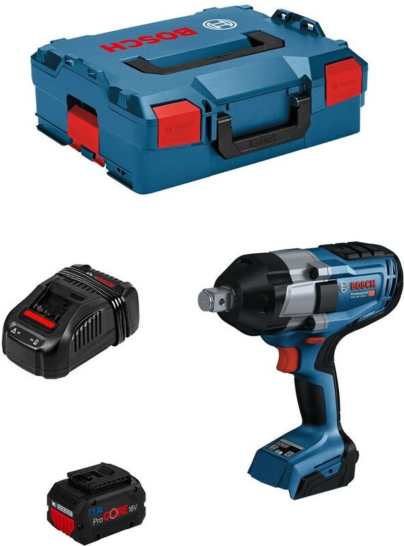 Thumbnail - Bosch - Drehschlagschrauber gds 18V-1050 h (1 x 8,0 Ah ProCORE + GAL1880CV + L-Boxx 136)