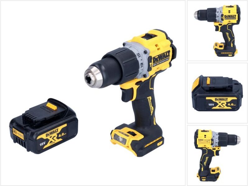 DeWalt DCD 805 N Akku Schlagbohrschrauber 18 V 90 Nm Brushless + 1x Akku 4,0 Ah - ohne Ladegerät