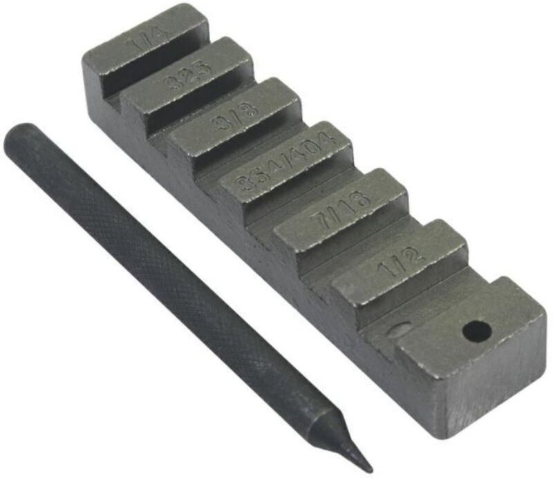 Taschen-Kettentrenner-Amboss-Kit Für Kettensägen 550090