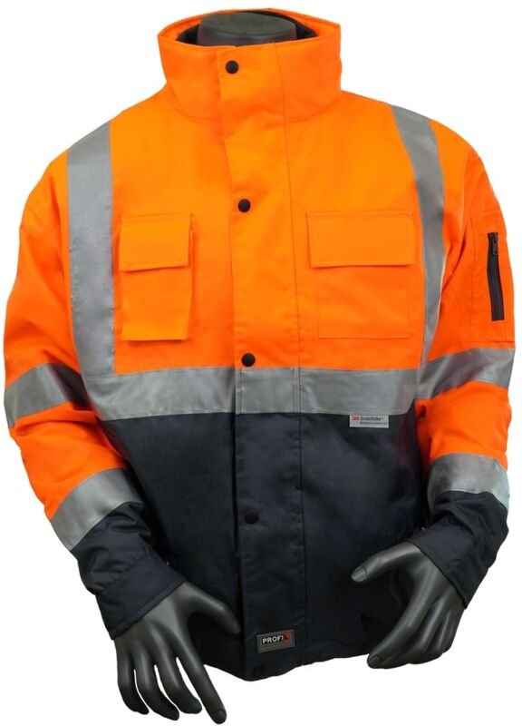 PROFIL Warn-/Wetterschutzjacke Comfort Gr. 4XL orange