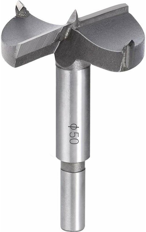 Dolaso - Holzbohrer, 50 mm Hartmetall-Holzsenker, Installation von kugelförmigen Holztüren, Schubladen, Sperrholz, hilft...