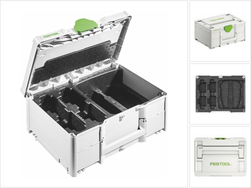 Festool - Systainer SYS3 m 187 eng 18V 577133 für 4 Akkupacks und 2 Ladegeräte