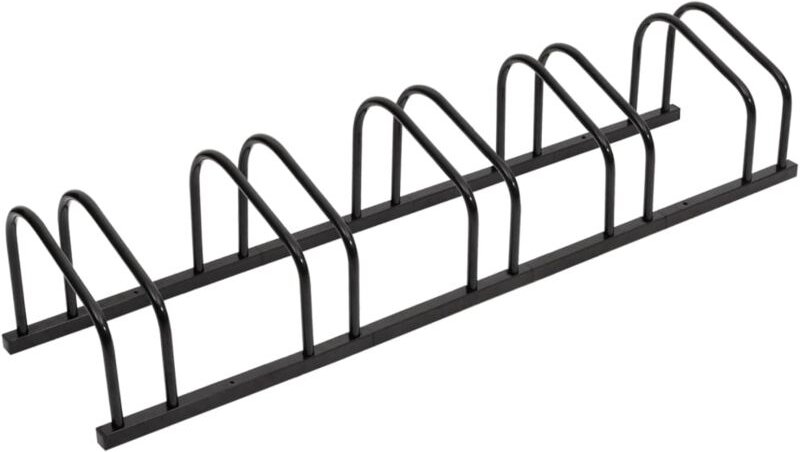 vidaXL Fahrradständer für 5 Fahrräder Schwarz Stahl
