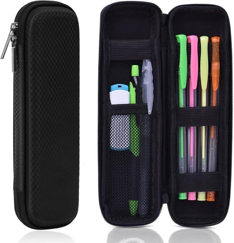 Bluedeer - Premium Federmäppchen Aus Schwarz Kohlefaser, Mit Reißverschluss Elegantes Stiftetui, Für Executive Füllfeder...