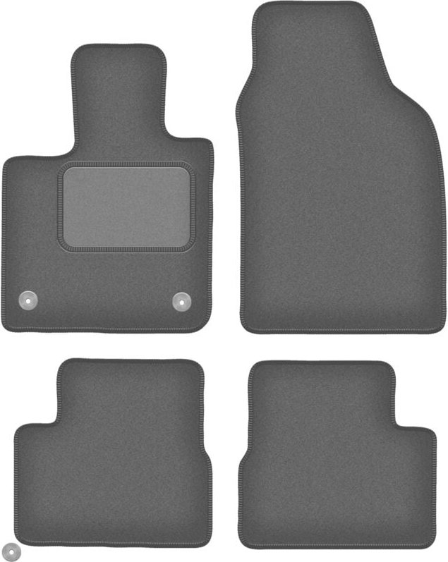 Graphit-Automatten für: Fiat E-500X / 500x Elektro-Crossover (2019-)