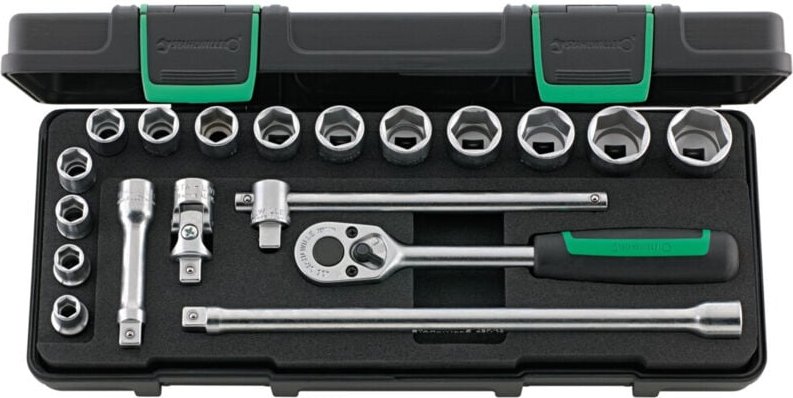 3/8' (10mm) Steckschlüsselsatz Nr.456/14/5I kn 19tlg. - Stahlwille