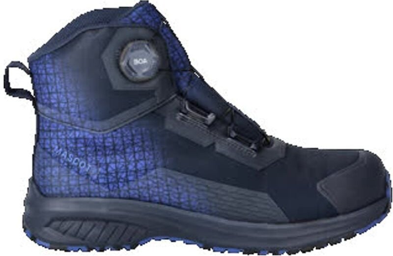 Mascot Sicherheitsstiefel F1502 S3S SR FO Gr. 41 schwarzblau/azurblau