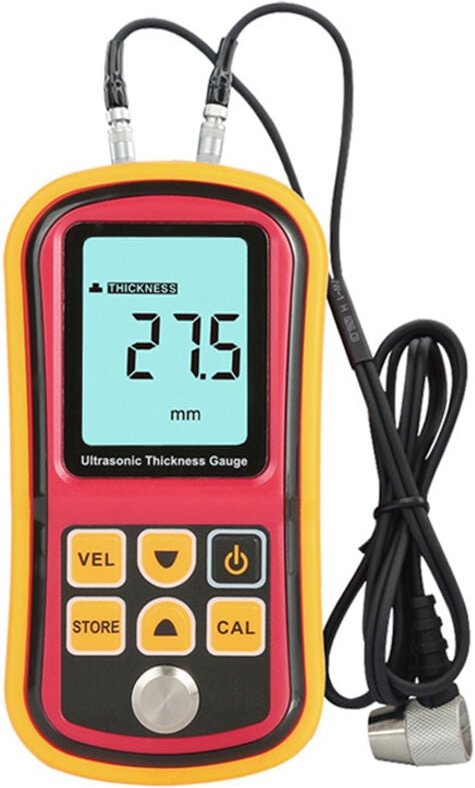 Digitales Ultraschall-Dickenmessgerät, Stahlbreitenmessgerät, Messbereich 1,2–225 mm, hohe Genauigkeit, großes LCD-Displ...