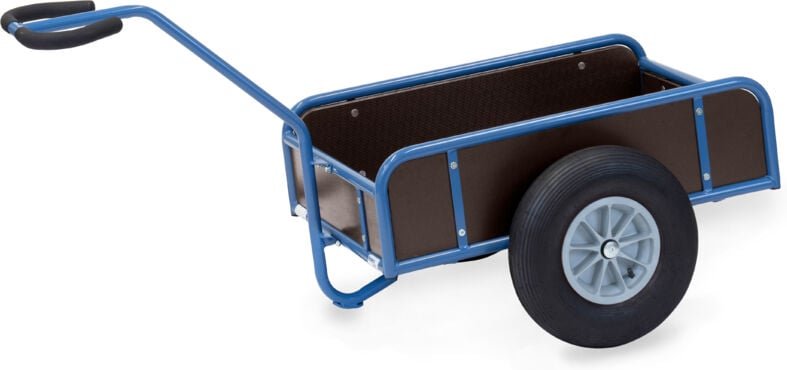 Fetra Handwagen mit Wänden 250mm hoch 845x545mm Ladefläche Luftbereifung