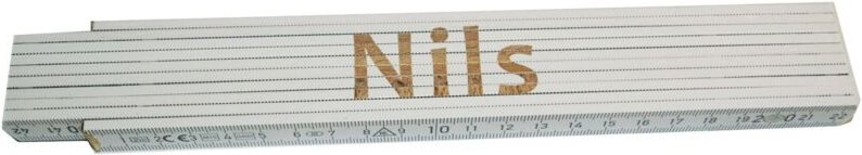 Zollstock Nils 2 m weiß Zollstock