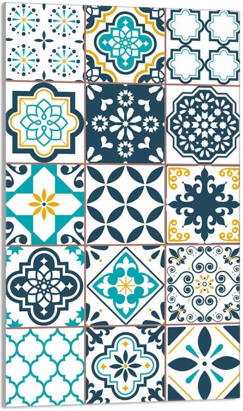 Glasschneidebrett 30x52 Mosaik