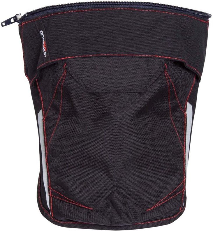 Grizzlyskin Kniepolstertasche "IRON" N3 schwarz