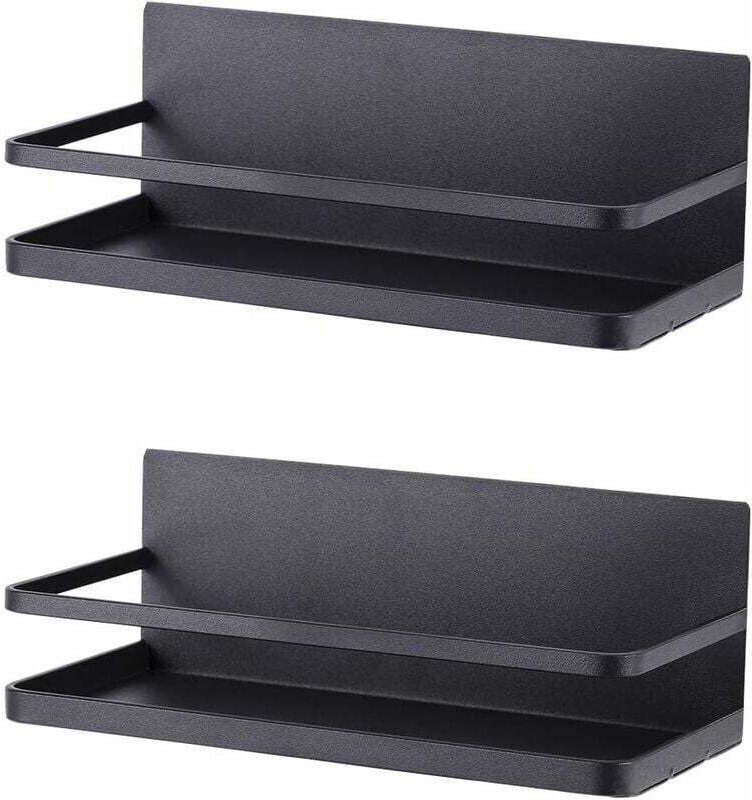 Ousudela - shining house Gewürzregal, magnetisches Kühlschrankregal, magnetisches Gewürzregal, Kühlschrank-Organizer, pl...