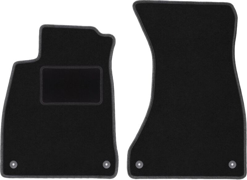 Vordere Matten schwarz für: Audi A4 B9 Sportback, Limousine, Kombi, Avant, Allroad (2015-)