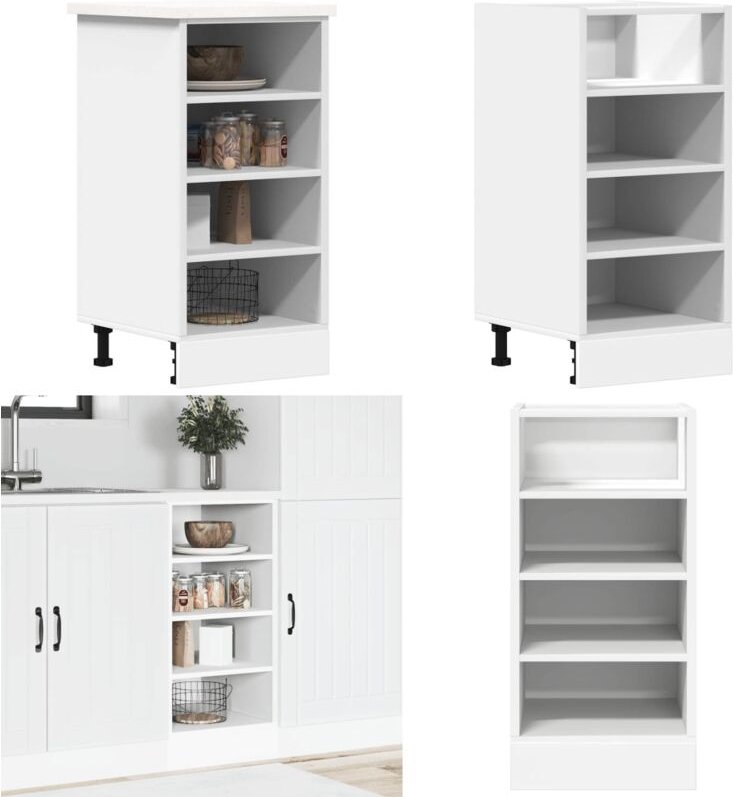 Unterschrank Weiß 40x44,5x81,5 cm Holzwerkstoff - Vidaxl