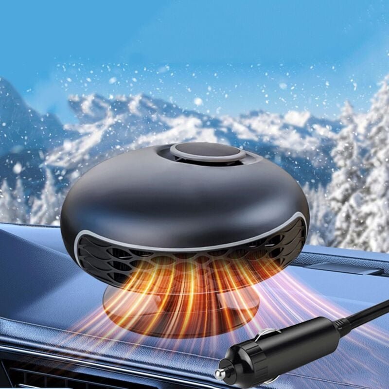Thumbnail - Autoheizung, 12 V 150 W Auto-Heizlüfter, 2-in-1 tragbarer Auto-Heizlüfter mit Zigarettenanzünder-Stecker