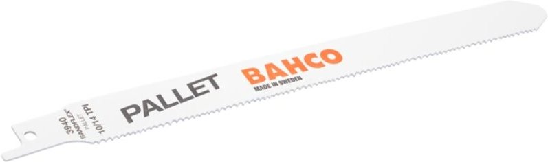 Bahco Sandflex Bimetall-Säbelsägeblätter für Paletten 8/12 ZpZ, 228 mm - 100 Stk/Kunststoffröhre