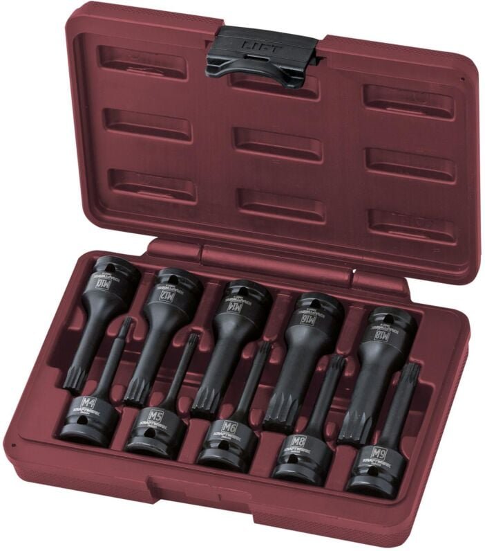 Xzn Vielzahn-Schlag-Steckschlüssel-Satz 1/2', 10-tlg.