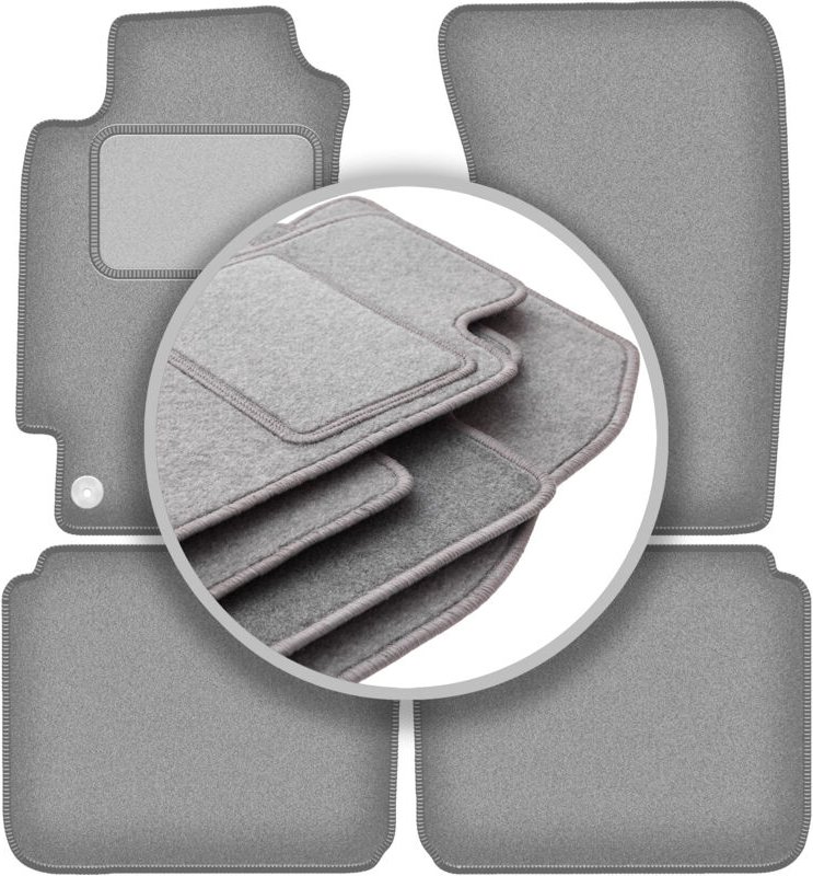 Graue Autofußmatten für: Subaru Legacy III B4 Kombi, Limousine (1998-2003)
