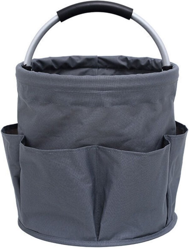 Faltbare Gartenwerkzeugtasche, Kulturtasche, Picknickkorb mit sechs Seitentaschen für Werkstatt, Garten, Picknick, Badez...