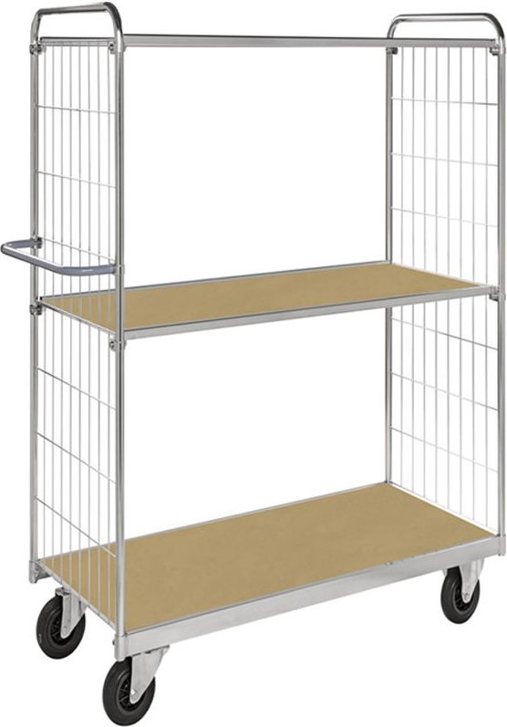 Kongamek ESD-Etagenwagen Serie 9000-S mit 3 Etagen 1000x600mm Ladefläche ohne Bremse