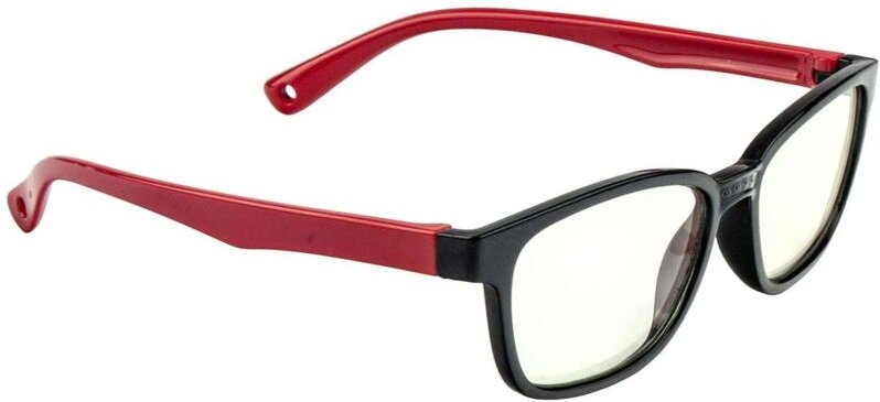 Anti blaulicht brille fur kinder - schwarz und rot