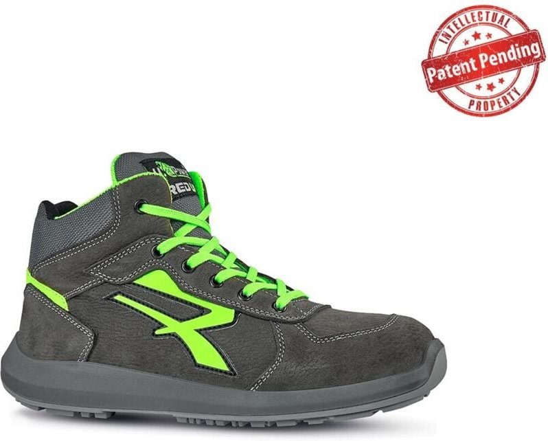 Hochsichere Sicherheitsschuhe ARIES ESD S3 CI SRC - Grau/Grün 42