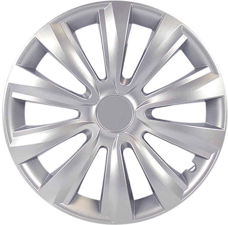 Radzierblende Delta 35 cm (14 Zoll) silber 1 Stück Radkappe - Cartrend