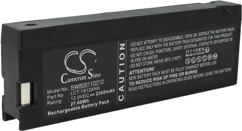 Vhbw - Akku kompatibel mit Nihon Kohden Cardiofax ECG-9130, ECG-9130K Medizintechnik (2300mAh, 12V, vrla-agm / Blei-Vlie...