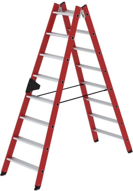 MUNK Kunststoff-Stehleiter 2x8 Sprossen