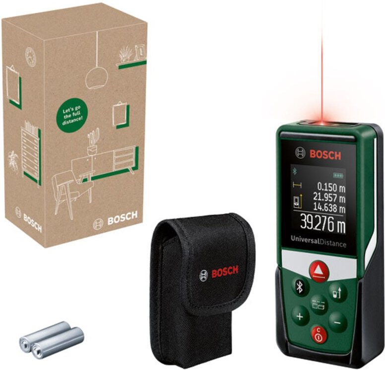 Bosch - Digitaler Laser-Entfernungsmesser UniversalDistance 40C, eCommerce-Karton