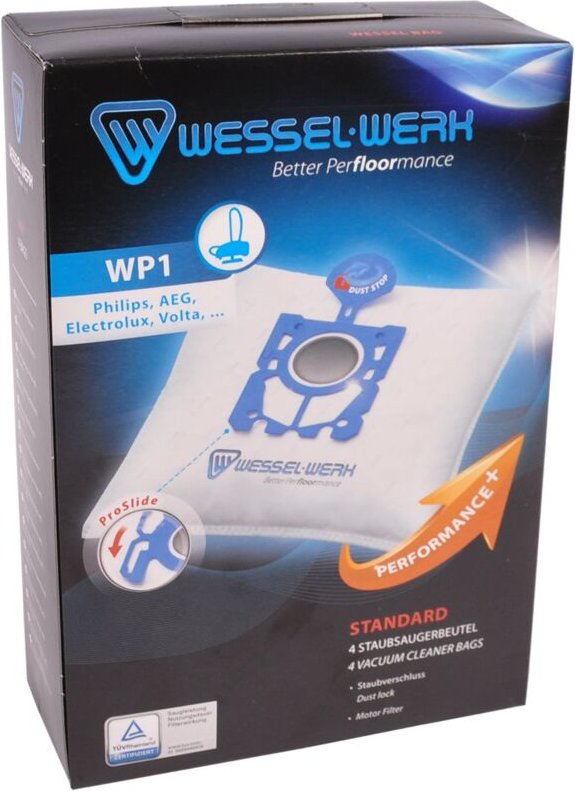Thumbnail - 4 x WP1 = Swirl PH86 Staubsaugerbeutel Philips aeg Electrolux Hanseatic Privileg