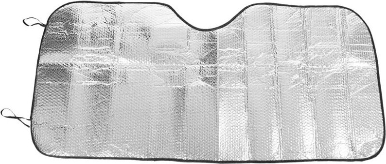 Universeller großer silberner Sonnenschutz für die Windschutzscheibe und Windschutzscheibe, wärmereflektierend - Eosnow