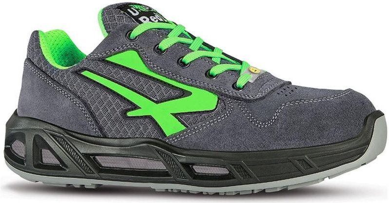 Sicherheitsschuhe niedrig POINT CARPET ESD S1P SRC - Grau/Grün 40