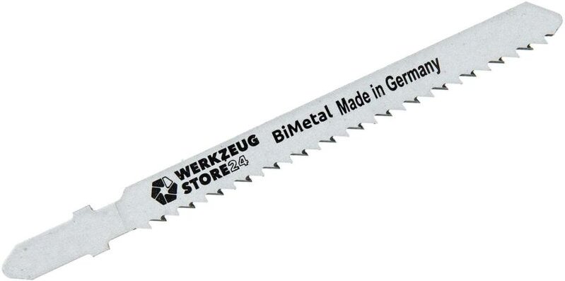 WS24 20x Bi-Metall Stichsägeblatt geschliffen/konisch auf Stoß GL 100 mm sauber/splitterfrei - WS24-100013