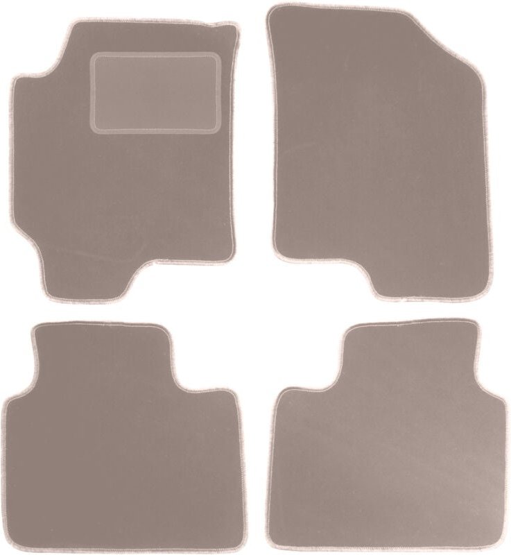 Beige Veloursmatten für: Hyundai Elantra III Limousine (2000-2006)