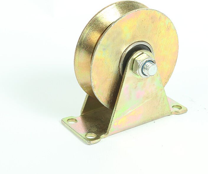 2-teilige Heberolle, U-Nut-Rad-Einzelrolle zum Heben, für Seile von Industriemaschinen