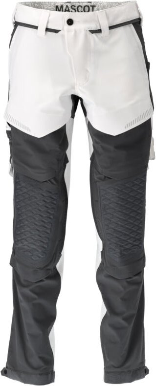 Hose mit Knietaschen 22279-605-0689 Gr. 82C68 weiss/Anthrazitgrau - Mascot
